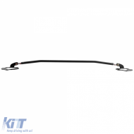 Aluminum strut bar black front for 3 Series BMW E36 6 cyl 320i 323i 325i 328i 1992-1999-image-6209340