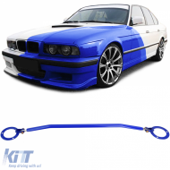 Aluminum strut bar blue front adjustable suitable for BMW 5 Series E34 520i 525i 89-96 - ODASB6013055