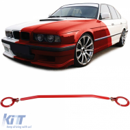 Aluminum strut bar red front adjustable suitable for 5 Series BMW E34 520i 525i 89-96 - ODASB6027008