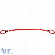 Aluminum strut bar red front adjustable suitable for 5 Series BMW E34 520i 525i 89-96-image-6261235