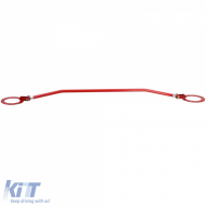 Aluminum strut bar red front adjustable suitable for 5 Series BMW E34 520i 525i 89-96-image-6261236