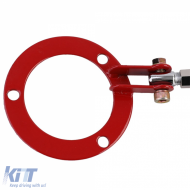 Aluminum strut bar red front adjustable suitable for 5 Series BMW E34 520i 525i 89-96-image-6261238