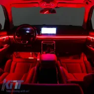 Ambient Light Decoration Car Optic Fiber Led Kit Black Color With Smart Bluetooth 18 Lights / 64 Colours-image-6325958