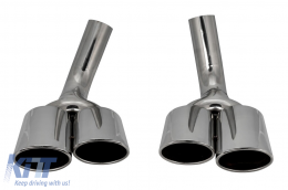 image-20-AMG style exhaust tips suitable for Mercedes G-Class W463 1989-2018 chrome