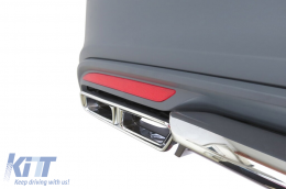 AMG type 65 exhaust tips suitable for Mercedes S-Class W222, SL R231 SL65 AMG, CLS C218 CLS63-image-6132454