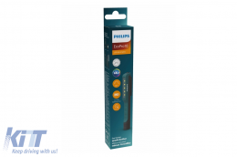 Ampoule Philips H4 LED 12 V 18 W Ultinon Pro6000 HL 5800 K Moto + EcoPro10 (1 pièce)-image-6114605