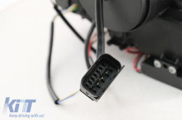 Ксенон Фарове Angel Eyes 3D Dual Halo джанти LED DRL подходящи за BMW X5 E70 (2007-2010) Черен-image-6074959