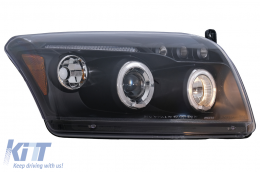 Angel Eyes Első Lámpa Dodge Caliber (2006-2012) modellekhez, fekete-image-6086854
