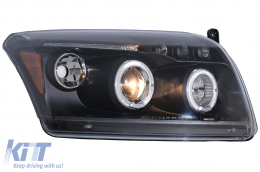 Angel Eyes Első Lámpa Dodge Caliber (2006-2012) modellekhez, fekete-image-6086857