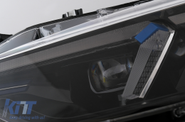 Angel Eyes Első Lámpa LED DRL BMW 3 F30 F31 Sedan Touring (10.2011-05.2015) Fekete-image-6105695