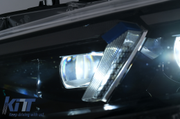 Angel Eyes Első Lámpa LED DRL BMW 3 F30 F31 Sedan Touring (10.2011-05.2015) Fekete-image-6105714