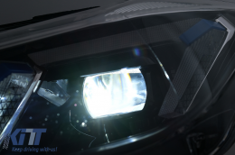 Angel Eyes Első Lámpa LED DRL BMW 3 F30 F31 Sedan Touring (10.2011-05.2015) Fekete-image-6105715