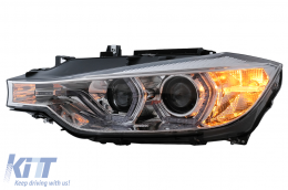 Angel Eyes Faros LED DRL para BMW 3 F30 F31 10.2011-05.2015 Chrome-image-6100008