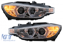 Angel Eyes Faros LED DRL para BMW 3 F30 F31 10.2011-05.2015 Chrome-image-6100009