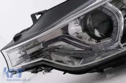 Angel Eyes Faros LED DRL para BMW Serie 3 F30 F31 LCI Sedan Touring 2015-2019 Cromo-image-6100801