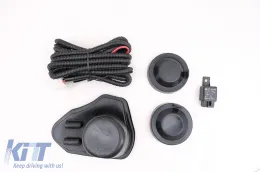 Angel Eyes Faros Llantas Halo para VW Polo 9N 11.2001-04.2005 Negro-image-6077074