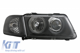 Angel Eyes Faros para AUDI A3 8L 09.1996-08.2000 Negro LHD RHD indicador-image-6039928