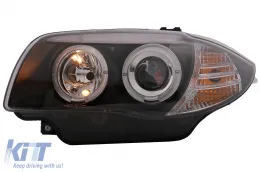 Angel Eyes fényszóró BMW 1-es E81 E82 E87 E88 (2004-2011), fekete-image-6088635