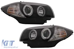 Angel Eyes fényszóró BMW 1-es E81 E82 E87 E88 (2004-2011), fekete-image-6088642