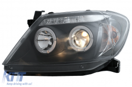 Angel Eyes fényszóró, Kettős Angel Eye, Toyota Hilux (2005-2011), Fekete-image-6079485