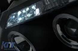 Angel Eyes fényszóró, Kettős Angel Eye, Toyota Hilux (2005-2011), Fekete-image-6079489