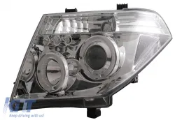 Angel Eyes fényszóró Nissan Navara D40 (2004-2009) Pathfinder R51 (2005-2008) króm-image-6084159