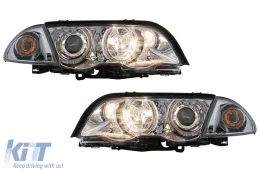 Angel Eyes fényszórók BMW 3-as E46 Limousine Touring (05.1998-08.2001) króm-image-6111609