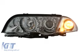 Angel Eyes fényszórók BMW 3-as E46 Limousine Touring (05.1998-08.2001) króm-image-6111619