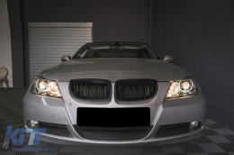 Angel Eyes fényszórók BMW 3-as E90 E91 (03.2005-2011) fekete-image-6118604