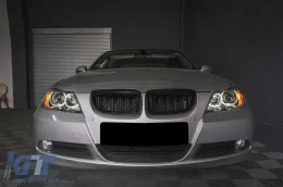 Angel Eyes fényszórók BMW 3-as E90 E91 (03.2005-2011) fekete-image-6118605