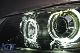 Angel Eyes fényszórók BMW 3-as E90 E91 (03.2005-2011) fekete-image-6118607