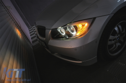 Angel Eyes fényszórók BMW 3-as E90 E91 (03.2005-2011) fekete-image-6118608
