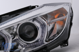 Angel Eyes fényszórók LED DRL BMW 3 F30 F31 (10.2011-05.2015) króm-image-6099996