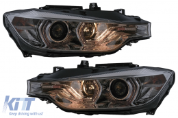 Angel Eyes fényszórók LED DRL BMW 3 F30 F31 (10.2011-05.2015) króm-image-6100002