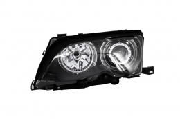 Angel Eyes Headlights suitable for BMW 3 Series E46 (2001-2004) Black Edition-image-6017301