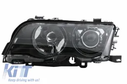 image-66-Angel Eyes Headlights suitable for BMW 3 Series E46 Sedan (1998-2002) DEPO Left Side