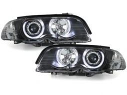 image-30-Angel Eyes Headlights suitable for BMW 3 Series E46 Coupe Cabrio (04.1999-03.2003) Black
