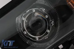 Angel Eyes Headlights suitable for BMW 5 Series E39 (1995-2000) Black-image-6090432