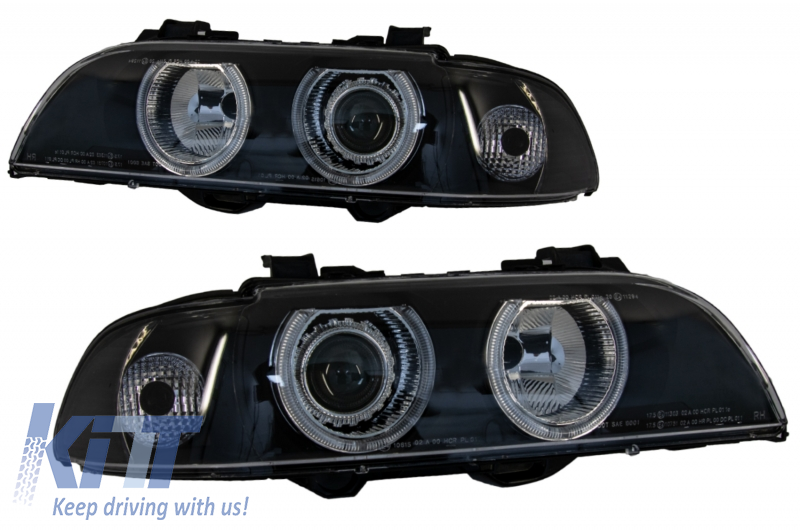 Angel Eyes Headlights suitable for BMW 5 Series E39 Sedan Touring