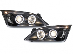 Angel Eyes Headlights suitable for FORD Mondeo Mk3  (2000-2007) Black-image-59609