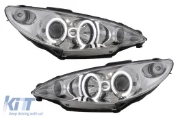 image-58-Angel Eyes Headlights suitable for Peugeot 206 (1998-2002) Chrome