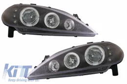 image-20-Angel Eyes Headlights suitable for Renault Megane (3.1999-10.2002) Black