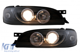 Angel Eyes Headlights suitable for Subaru Impreza I GM, GC, GF (05.1993-2000) Black-image-6105574