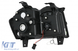 Angel Eyes LED fényszóró Jeep Grand Cherokee WK (2005-2008), fekete-image-6089999