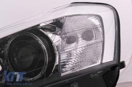 Angel Eyes LED-Scheinwerfer für BMW X3 F25 SUV 2010-07.2014 Schwarz-image-6098983