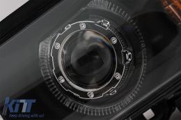 Angel Eyes Phares convient pour BMW Série 5 E39 1995-2000 Noir-image-6090432