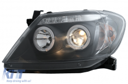 Angel Eyes Phares Dual Halo Jantes pour Toyota Hilux 05-11 Clignotant Noir-image-6079485