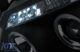 Angel Eyes Phares Dual Halo Jantes pour Toyota Hilux 05-11 Clignotant Noir-image-6079489