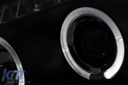 Angel Eyes Scheinwerfer Dual Halo Felgen für Toyota Hilux 2005-2011 Schwarz-image-6079478