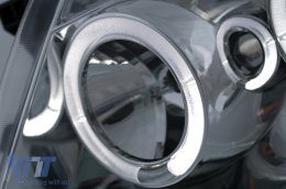 Angel Eyes Scheinwerfer Dual Halo Felgen für Toyota Hilux 2005–2011 Chrom-image-6095757